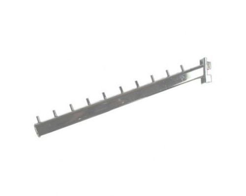 452 С24 Держатель наклонный с 10-ю штырьками на стойку 102, 108, L=400 (G454 C24 L=400)