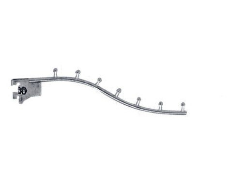 537 Е02 Кронштейн на стойку с 9-ю штырьками, d6, L=400мм (G525 L=400)
