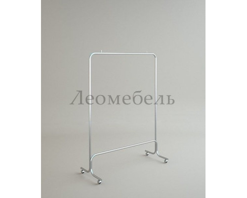 5М-01* (белый матовый) Вешало для одежды напольное одинарное , 1200Lх1650Hx500Dмм,