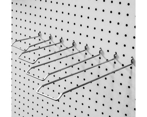 ЕКР551 Крючок для ценникодержателя для перфорированной панели, L=150мм