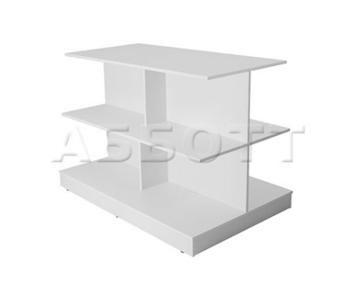 ExTL-58-68-78x118-86 ЭкспоСтол,3 ур.780х180/ 680х1180/ 580х1180,Н860 ЛДСП16мм, дуб сонома.с цок.нож