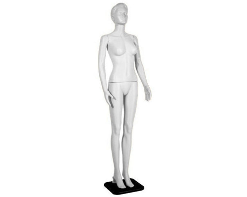 MDw-01 Манекен женский, белый, с лицом, 178, 82-60-86