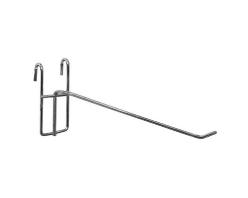 FG289-1 (L1/D3) Крючок на сетку 50мм, d.3мм (крепление пруток), хром