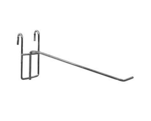 FG294-1 (L6/D5) Крючок на сетку 300мм, d.5мм (крепление пруток), хром