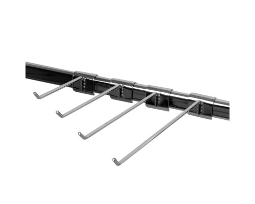 H001-300/5 Крючок на овальную трубу, L=300мм, d=5мм, хром