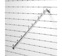 K111-10p/c Кронштейн наклонный с 10-ю штырьками, хром