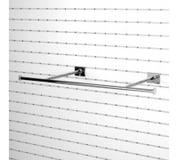 K114c Вешало П-образное 600мм, хром