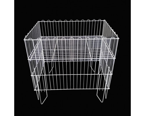К1УБ Корзина для распродаж с усиленным дном 600х600, белый