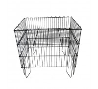 К1УЧ Корзина для распродаж с усиленным дном 600х600, чёрный