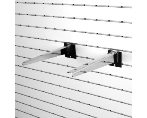 K227c Кронштейн для полки L=350мм, хром