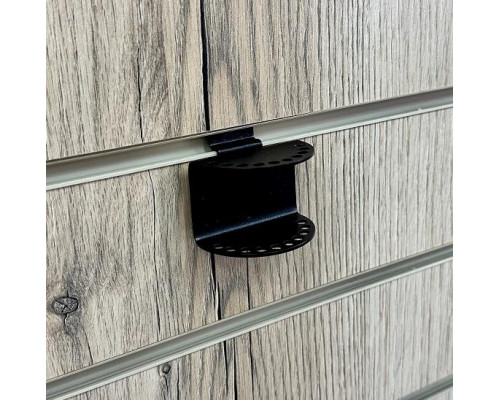 А501 Кронштейн для шапок на экономпанель, черный