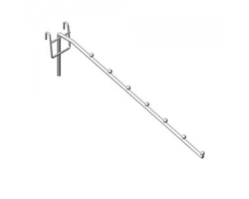 FG7-104b/300 Кронштейн наклонный с 7-ю шариками, 300мм, хром