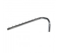 RU-10 Кронштейн-вешало правый с 9-ю штырьками L=450мм, хром