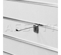 F290/5c Крючок 100мм, d=5мм, с наконечником, хром