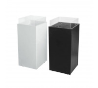 SBAdА-404080 Куб 400х400х800H, ЛДСП белый шагрень,с дном и перемещ полкой, рег.опоры,акр.бортики 3мм