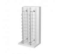 SG-16 Стенд для очков настольный 400х300х800Н ЛДСП с замком вместимостью 16 шт.