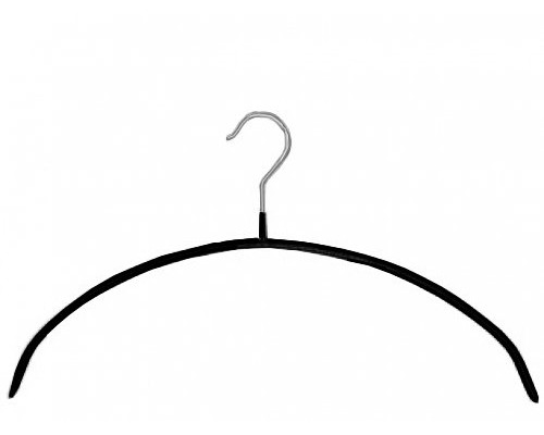 WL138S Вешалка полукруглая, L=40см