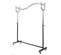Z1-032 Вешало "Каскад", L=1200мм, H=750-1600мм, черное