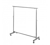 Z1-023с/HJ-25-1.2 Вешало П-образное(маленькие колеса), L=1200-2100, H=2000мм, хром