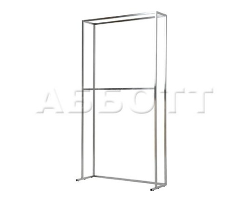 AST-12 (хром) Вешало для одежды пристенное отдельностоящее, 1200Lx2270Hx500Dмм