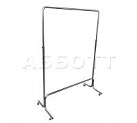 5MR-01* (белый матовый) Вешало для одежды напольн. одинарн. рег. , 1200Lх1250-2000Hx500D