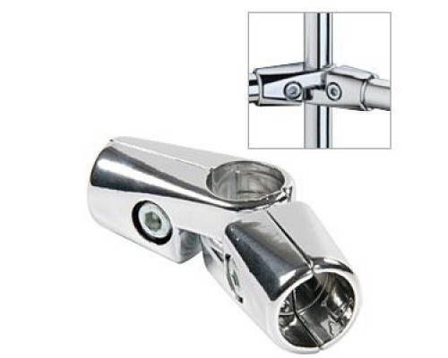 Z-UNO-chr-15 Зажим поворотный для труб в 4-х напр.