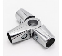 Z-UNO-chr-23 (R 44) Зажим усиленный для труб в 5-ти напр.