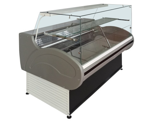 Холодильная витрина Иней 8МП (0...+7С) прямое стекло 1500х1030х1200мм