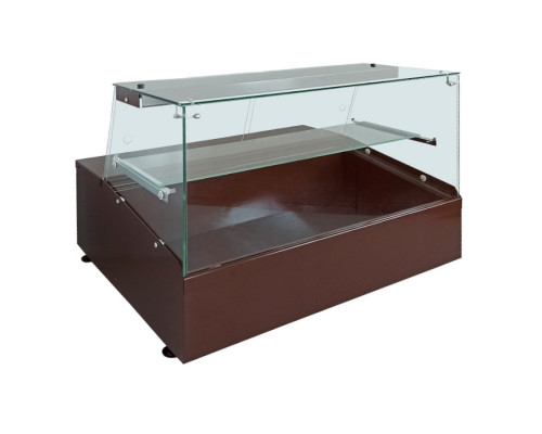 Настольная холодильная витрина ГНОМ 2 прямое стекло 1250х740х650мм