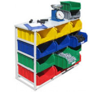 Мобильная стеллаж-стойка для  V-4 без колес