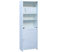 Шкаф 1-но створчатый стекло/металл ШМС-1-Т с трейзером