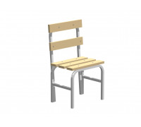 Скамья гардеробная со спинкой С-600 Липа