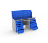 Верстак двухтумбовый ВС-1800/Т2/Т2 №822