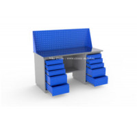 Верстак двухтумбовый ВС-1800/Т2/Т2 №822