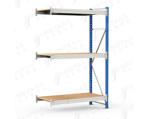 SGR-V-ДСП 1583-2.0 ДС стеллаж до 500 кг на ярус ДСП полка