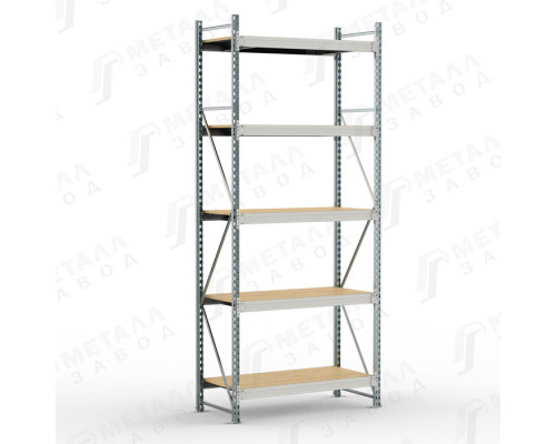 SGR-V-ДСП 2185-3.0 стеллаж до 500 кг на ярус ДСП полка