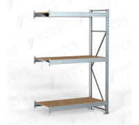 SGR-V-Zn-ДСП 1263-2.0 ДС стеллаж оцинкованный до 500 кг на ярус ДСП полка