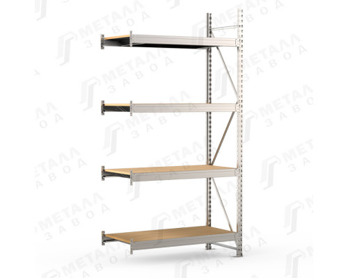 SGR-V-Zn-ДСП 1564-2.5 ДС стеллаж оцинкованный до 500 кг на ярус ДСП полка