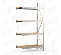 SGR-V-Zn-ДСП 1884-2.5 ДС стеллаж оцинкованный до 500 кг на ярус ДСП полка