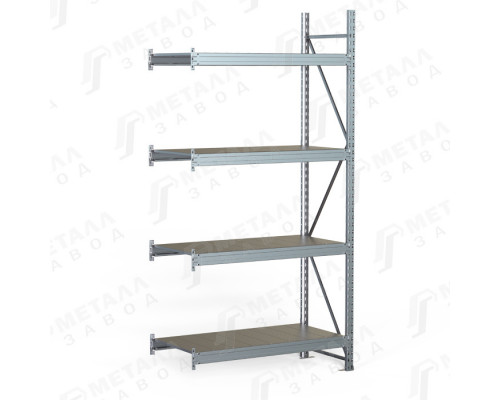 SGR-V-Zn Стеллаж 1864-2,5-DS оцинкованный до 500 кг на ярус