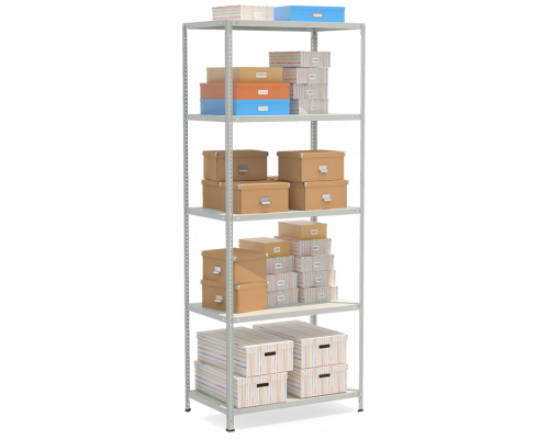 СТФЛ Стеллаж 1065-2,5 до 100 кг на полку