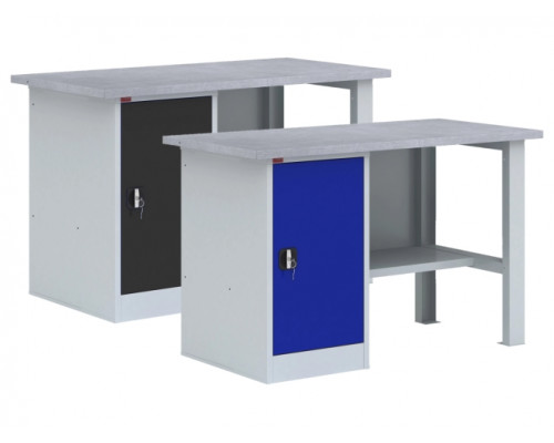 Однотумбовый металлический верстак ВП-2