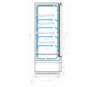 Горка морозильная Carboma FC 20-07 VL 1,0-1 0300 Standart (фронт X5L) версия 2.0 0430