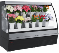 Холодильная горка для цветов Carboma F16-08 VM 1,3-2 0020 FLORA (9005)