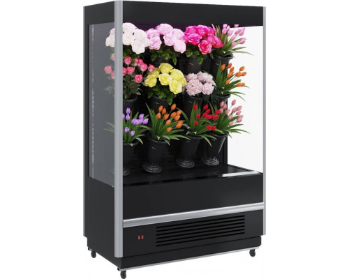 Холодильная горка для цветов Carboma FC20-08 VM 1,0-1 X7 FLORA (9006-9005 )