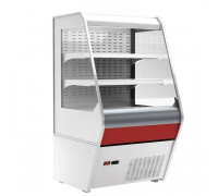 Холодильная горка гастрономическая Carboma F13-07 VM 1,0-2 0020 стеклопакет (Carboma 1260/700 ВХСп-1,0) (индивидуальное исполнение)