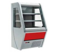 Холодильная горка гастрономическая Carboma F13-07 VM 1,0-2 0020 стеклопакет (Carboma 1260/700 ВХСп-1,0) (цвет по схеме)