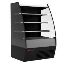 Холодильная горка гастрономическая Carboma F16-08 VM 1,0-2 0020 стеклопакет (Carboma 1600/875 ВХСп-1,0) (цвет по схеме, фронт стандартный цвет)