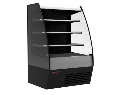 Холодильная горка гастрономическая Carboma F16-08 VM 1,3-2 0020 стеклопакет (Carboma 1600/875 ВХСп-1,3, цвет по схеме, фронт стандартный цвет)