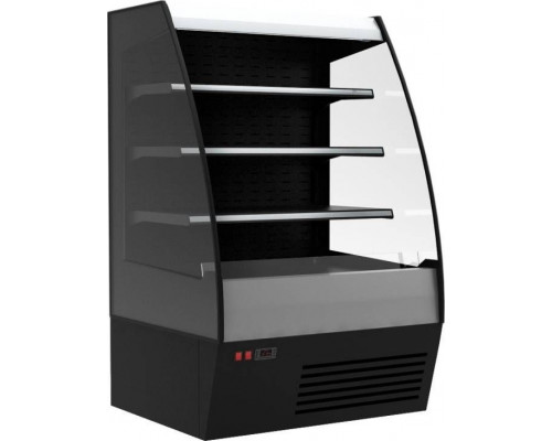 Холодильная горка гастрономическая Carboma F16-08 VM 1,9-2 0200 тонир.cтеклопакет (Carboma 1600/875 ВХСп-1,9, цвет по схеме (фронт стандартный цвет)